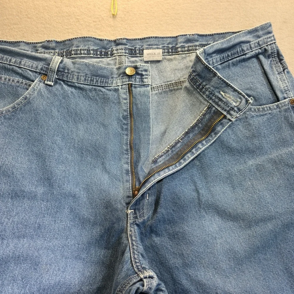 Key Men's Denim Carpenter Blue Jeans Straight Leg Size 42x30‎ Actual 41x30
